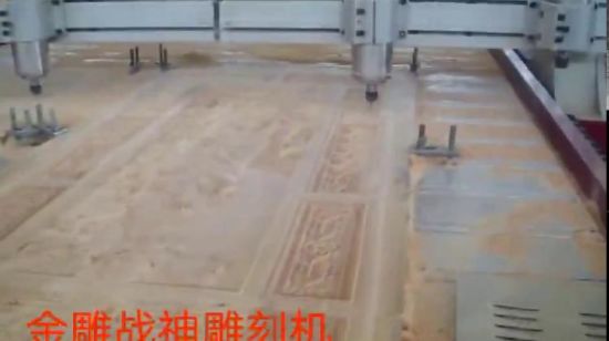 Фрезерный станок с ЧПУ Zs2018, Китай, с 8 шпинделями с воздушным охлаждением